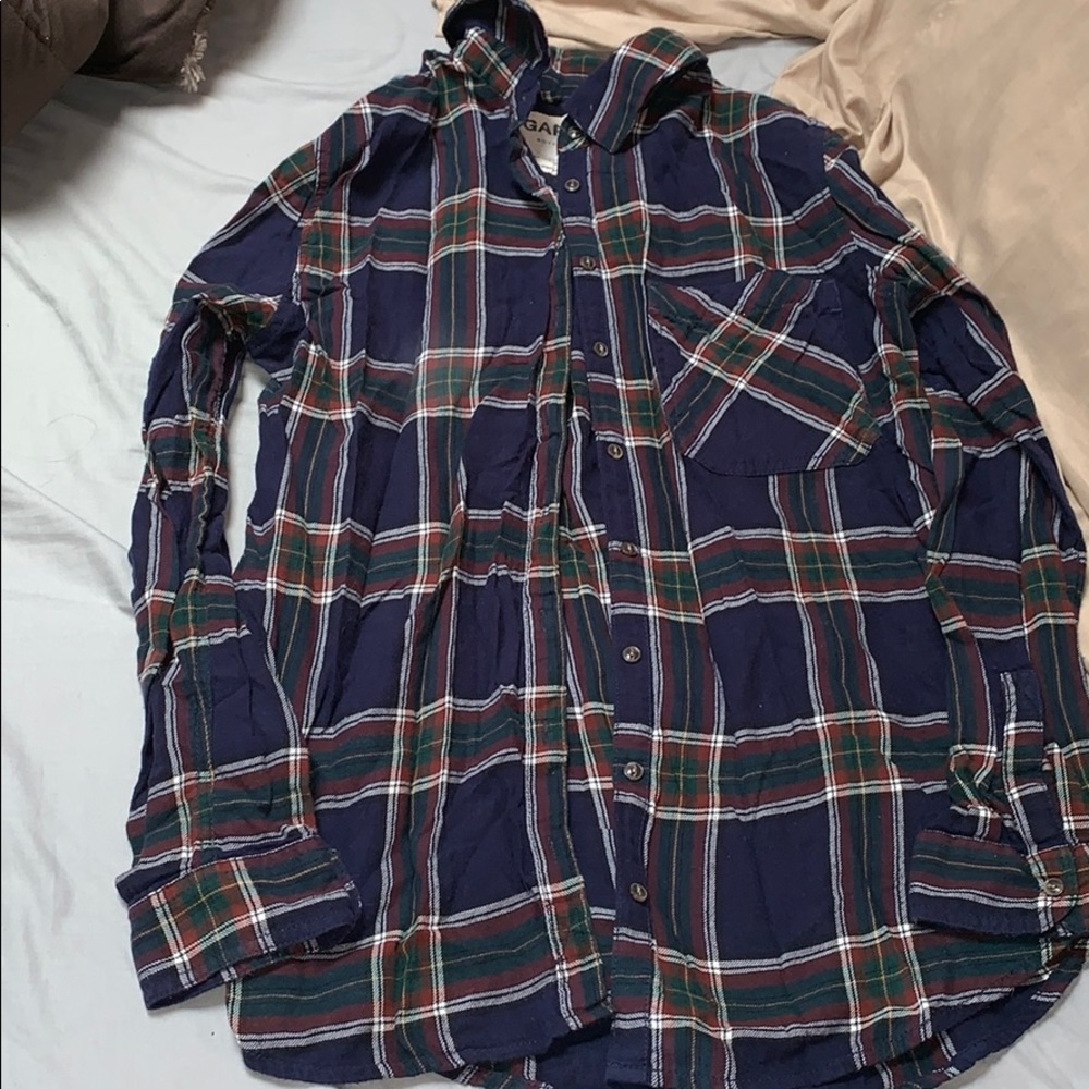 Garage boyfriend fit flannel